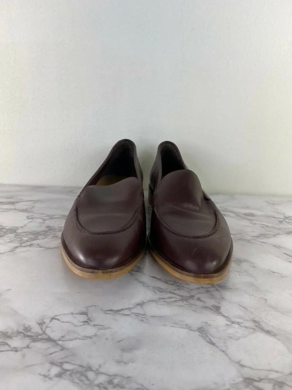 Everlane Women's Burgundy The Modern Loafer Shoe SZ 7.5